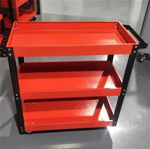 Kombo Carrelletto Portautensili 3 Ripiani_x000D_Dimensione Totale 83X35X76_x000D_Dimensionie Piano Di Carico 70X35_x000D_2 Ruote 3" Fisse, 2 Ruote 3" Completamente Piroettanti_x000D_In Acciaio Verniciato A Polvere Bicolore, 1,2Mm Di Spessore Per Telaio E 0,8Mm Per I Ripiani_x000D_Inclusa Una Maniglia Per Il Trasporto, 1 Ripiano Porta Cacciaviti Con 12 Slot + 1 Portaminuteria Da 3 Vani. Max 75 Kg.