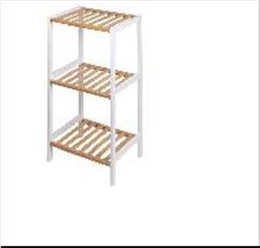 Galileo Mobiletto Bagno 3 Ripiani Bianc/Naturale 35X30X70