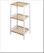 Galileo Mobiletto Bagno 3 Ripiani Bianc/Naturale 35X30X70