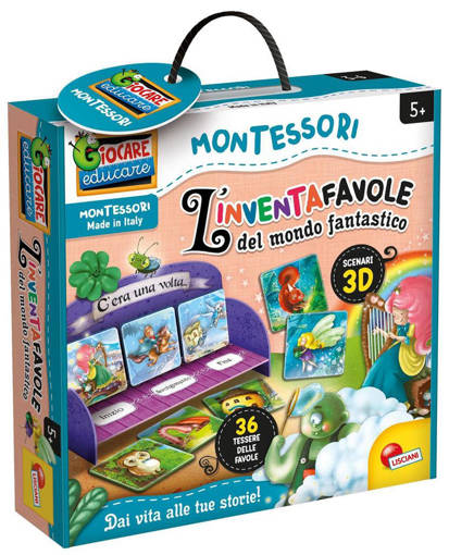 Lisciani - Educativi Prescolari - Montessori L'Inventafavole Del Mondo Fantastico 95216