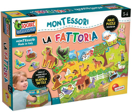 Lisciani - Educativi Prescolari - Montessori Maxi La Fattoria 95179