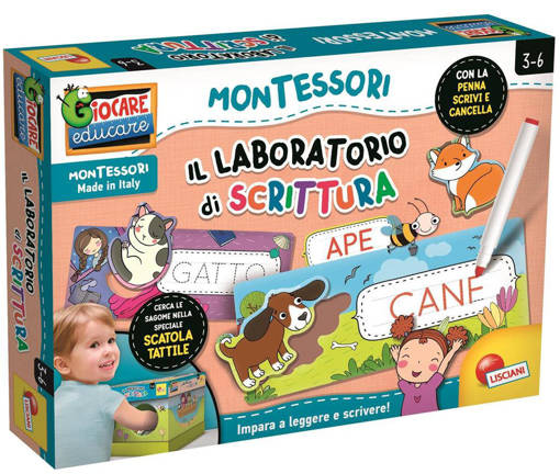 Lisciani - Educativi Prescolari - Montessori Maxi Laboratorio Di Scrittura 95186