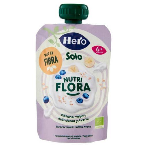 Hero Pouch Nutri Flora Banana Yogurt Mirtilli Avena 1x100 gr