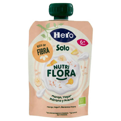 Hero Pouch Nutri Flora Mango Yougurt Banana Avena 1x100 gr