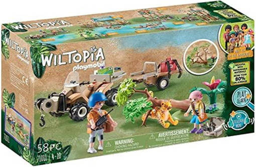 Playmobil - Wiltopia "Vita In Amazzonia" - Quad Di Soccorso Animali Della Amazzonia 71011