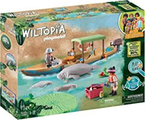 Playmobil - Wiltopia "Vita In Amazzonia" - Gita In Barca E Lamantini Della Foresta Amazzonica 71010