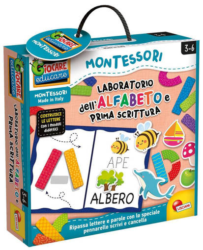 Lisciani - Montessori Laboratorio Alfabeto E Prima Scrittura 92819