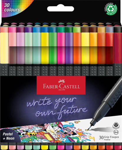 Faber Castell - Finepen Grip 0.4 set 30x 151630