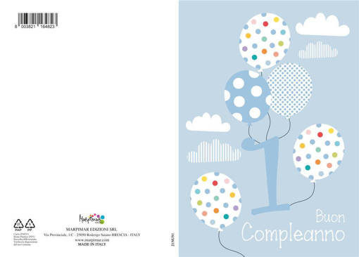 Marpimar - Compleanno 1 Anno Maschile 21NU91