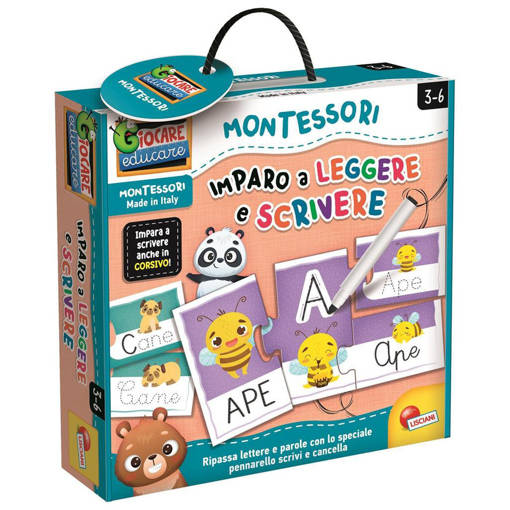 Lisciani - Educativi Prescolari - Montessori Imparo A Leggere E Scrivere 100460