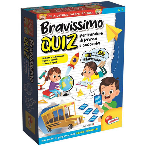 Lisciani - I'M A Genius Bravissimo Quiz Assortito 100477