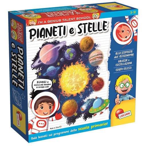 Lisciani - Giochi Educativi Kids - I'M A Genius Ts Pianeti E Stelle 100521