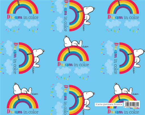 Marpimar - Carta Regalo Snoopy Azzurra PECB04