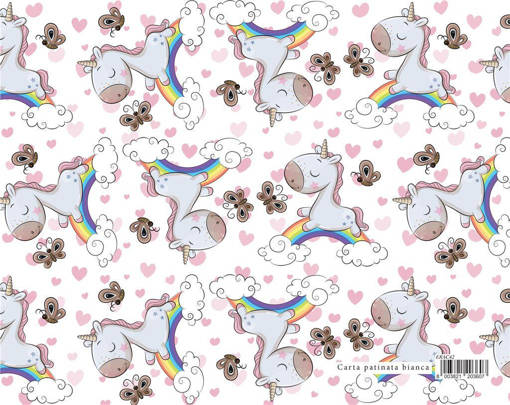 Marpimar - Carta Regalo Unicorno Rosa Nascita ERAC42