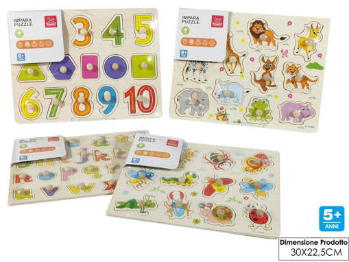 Impara Puzzle In Legno 4Ass