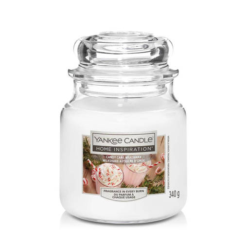 Yankee Candles - Candela In Giara Media Candy Cane Milkshake 1741889E