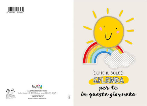 Marpimar - Tanti Auguri Con Sole 3D TSD19