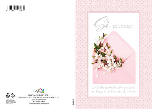 Marpimar - Matrimonio Portasoldi Lettera Rosa LOD108