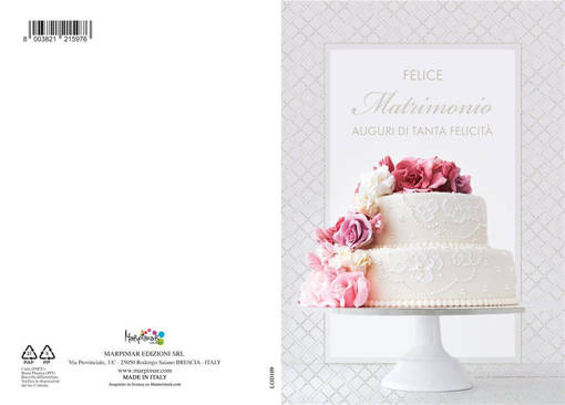 Marpimar - Matrimonio Portasoldi Torta Nuziale LOD109