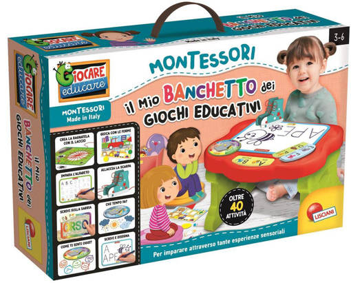 Lisciani - Educativi Prescolari - Montessori Il Mio Banchetto Dei Giochi Educativi 97166