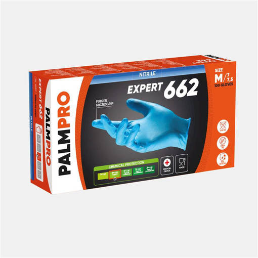 PALMPRO EXPERT Guanti Nitrile, Taglia S