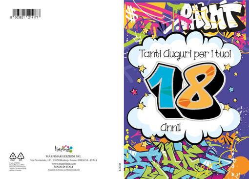 Marpimar - 18 Anni Colorati Foil Olografico LOD41