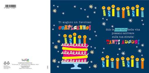 Marpimar - Buon Compleanno Con Doppia Rotella LOD51