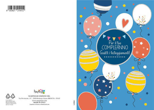 Marpimar - Compleanno Portasoldi Palloncini LOD61