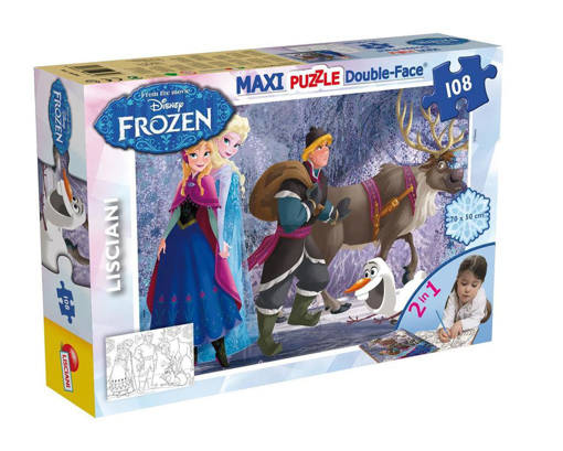 Lisciani - Puzzle Per Bambini - Disney Puzzle Df Maxi Floor 108 Frozen On The Walk 46898