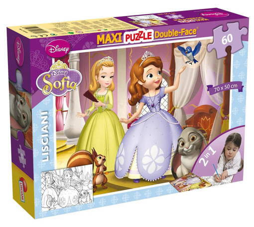 Lisciani - Puzzle Per Bambini - Disney Puzzle Df Maxi Floor 60 Sofia 46560
