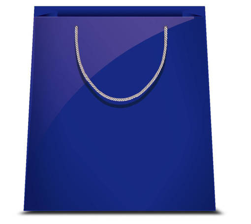 Marpimar - Shopper Luxury 27X36X11,5 Blu Media LX14