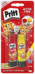 Pritt - Colla Stick Glitter 20 g 2 Pz Rosso Giallo
