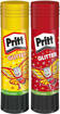 Pritt - Colla Stick Glitter 20 g 2 Pz Rosso Giallo