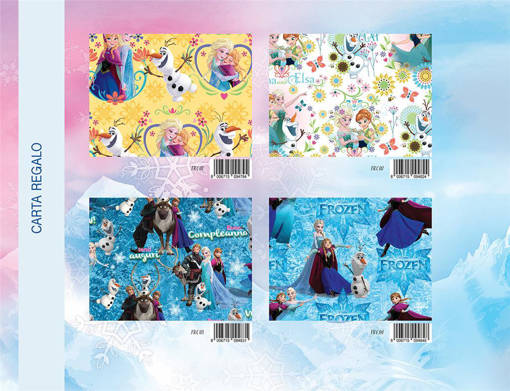 Marpimar -  Carta Regalo 70X100 Frozen Azzurra FRC03
