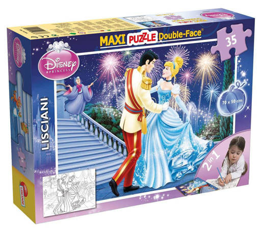 Lisciani - Puzzle Per Bambini - Disney Puzzle Df Maxi Floor 35 Cinderella 46546