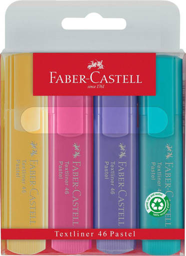Faber Castell - Evidenziatori TL 46 Pas bustina da 4 154610