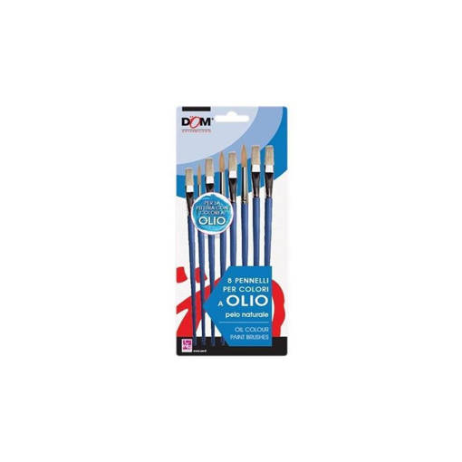 CWR - Pennelli - Blister 8 Pezzi Ass. - Olio  11650