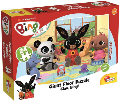 Lisciani - Educativi Prescolari Baby - Bing  Giant Floor 24 - Ciao, Bing! 74716
