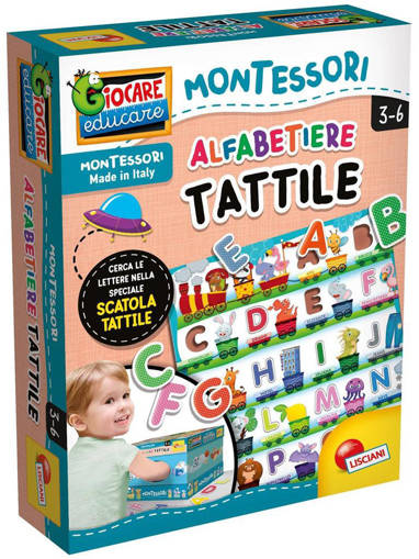 Lisciani - Montessori Plus Alfabetiere Tattile 72446