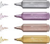 Faber Castell - Evidenziatori TL 46 Metallic bust. da 4 154640