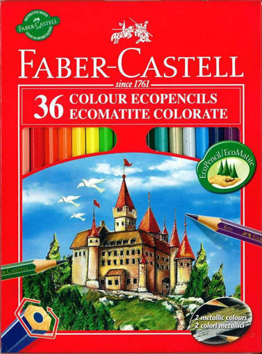 Faber Castell - Mat.Col.Eco 36+3 bicolor + 1 grafite 110336