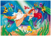 Lisciani - Puzzle Per Bambini - Disney Puzzle Df Maxi Floor 108 The Little Mermaid 31788