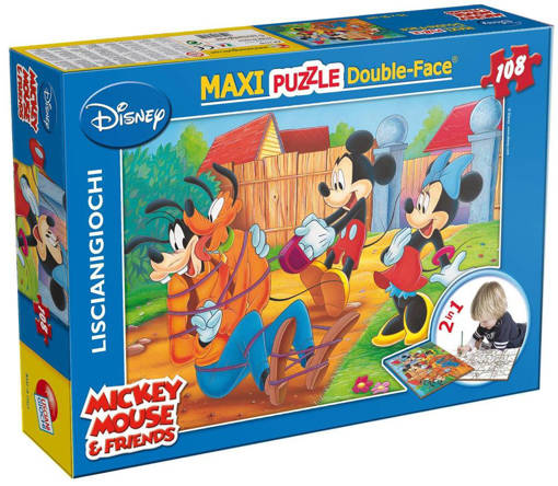 Lisciani - Puzzle Per Bambini - Disney Puzzle Df Maxi Floor 108 Mickey My Friends 31740