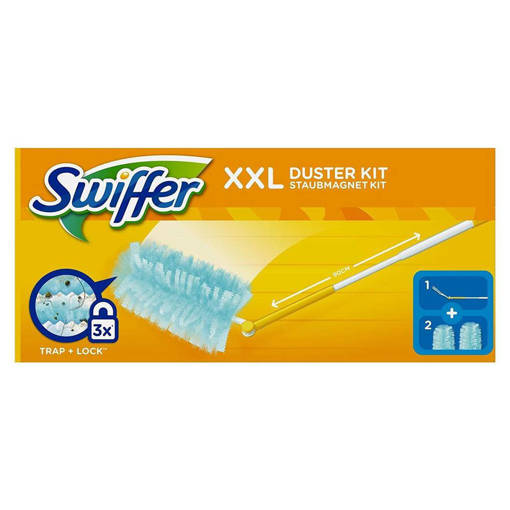 Swiffer XXL Duster Kit con 1 Manico e 2 Ricambi_