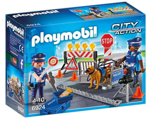 Playmobil - Posto Di Blocco Della Polizia 6924
