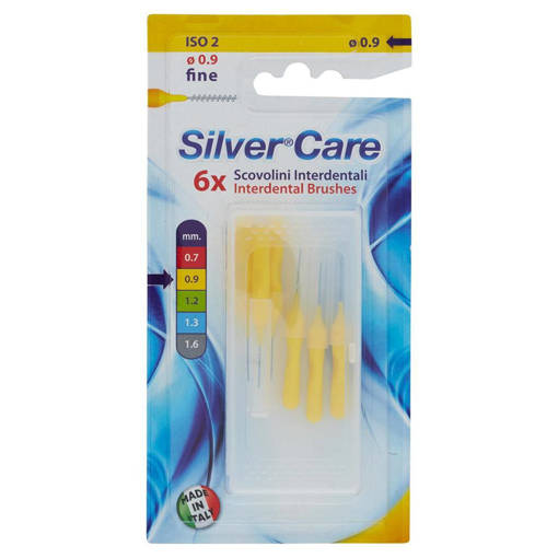 Silver Care Scovolini Interdentali Ø 0.9 fine 6 pz