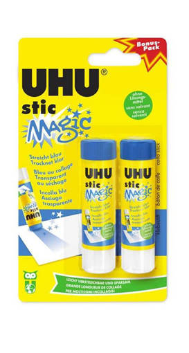 UHU - Colla Stic Magic Blue 8,2 gr 2 pz