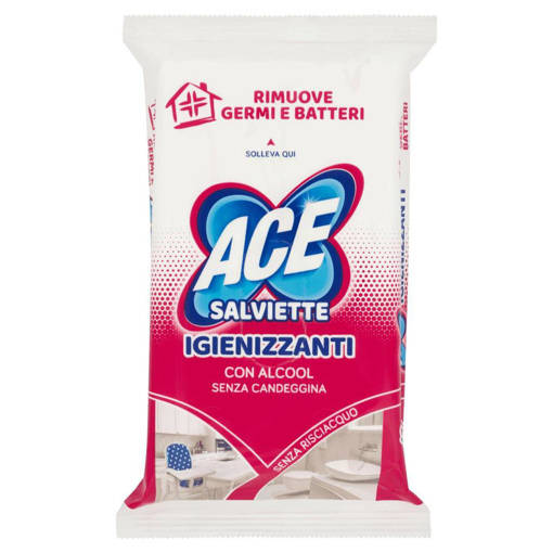 Ace Salviette Igienizzanti con Alcool 40 pezzi