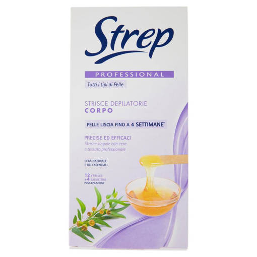 STREP STRISCE DEPILATORIE CORPO 12PZ