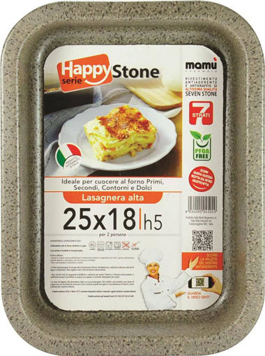 Happy Stone Lasagnera Alta 25x18 H5